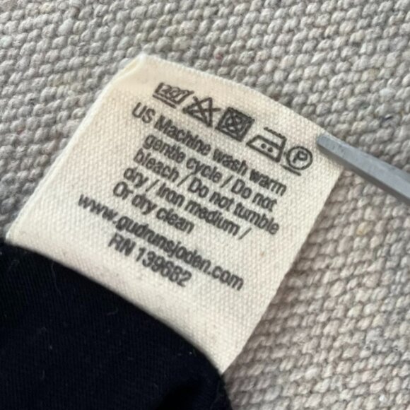 Gudrun Sjoden Woman's Organic Cotton M Black Butterfly Midi Dress Sz XL - Picture 8 of 8